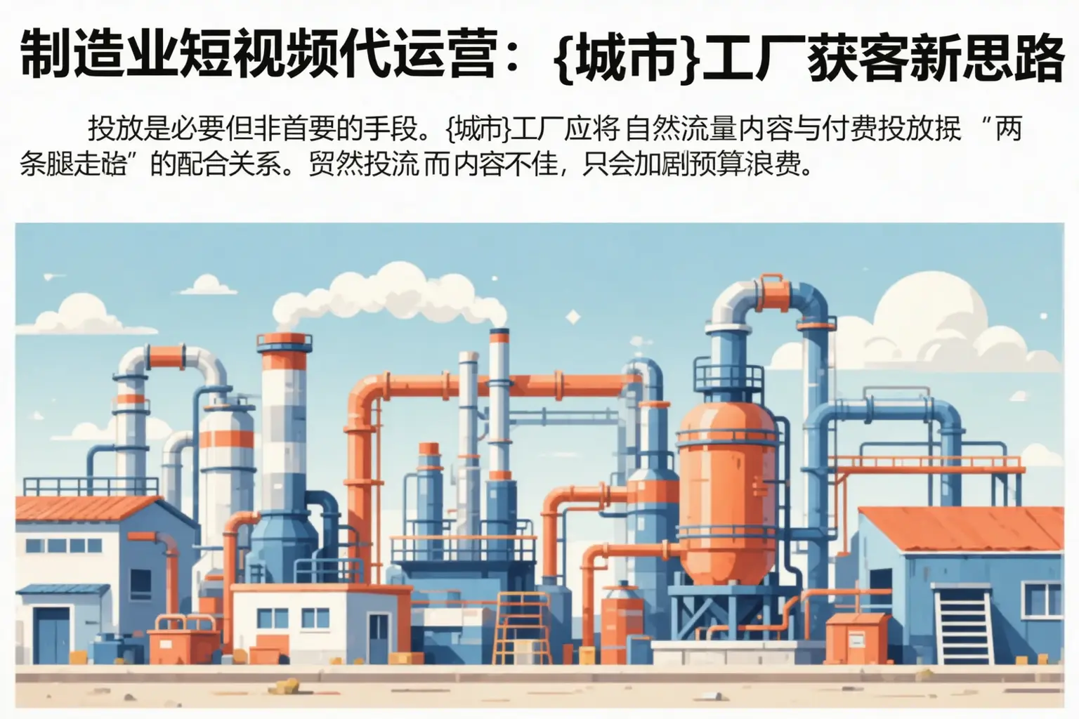 制造业短视频代运营:扎兰屯工厂获客新思路